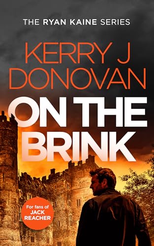Book cover: “On The Brink” by Kerry J Donovan, featuring a silhouetted man.