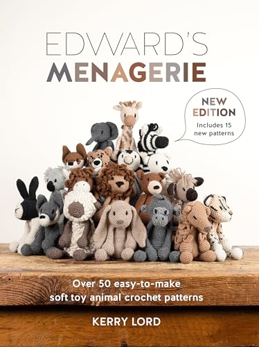 Book cover featuring a large pile of various crocheted stuffed animal toys.