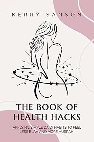 Book cover with line art of a woman and abstract pink shapes.