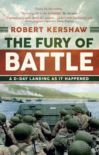 Book cover depicting soldiers landing on a beach during D-Day.
