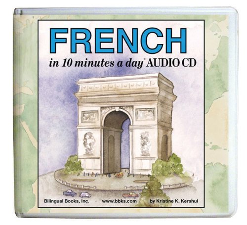 French language learning CD wallet with an image of the Arc de Triomphe.