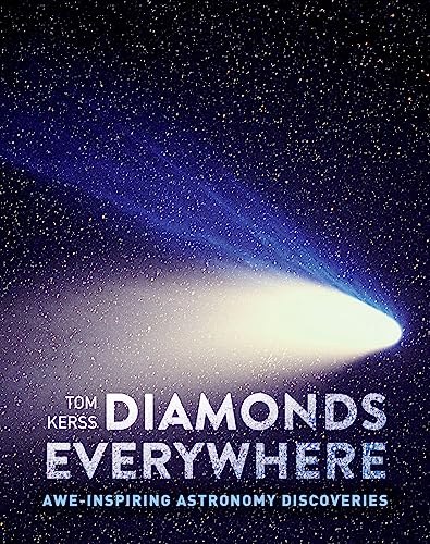 Book cover: dark space scene with a comet and bold white text.