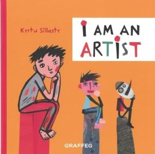 Book cover with three stylized figures and the title I Am an Artist.