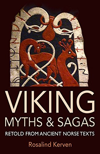 Book cover features Norse illustrations, possibly Viking warriors, with Nordic runes and medieval typography.
