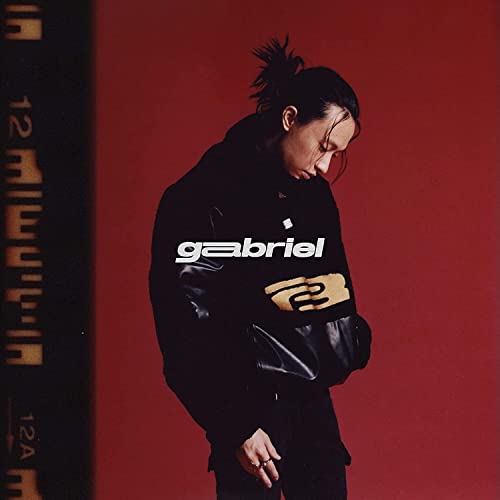CD cover for keshi’s “GABRIEL” featuring a man with dark hair.