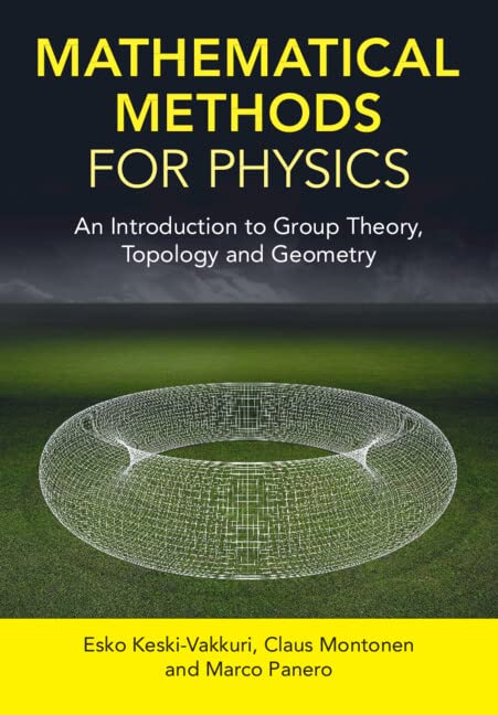 Book cover: "Mathematical Methods for Physics" with a torus image.