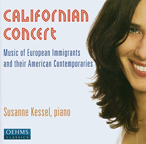 CD cover featuring pianist Susanne Kessel and colorful text.