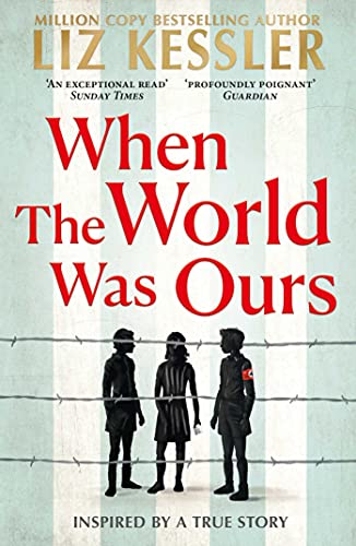Book cover depicting three children standing near barbed wire.