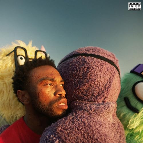 Kevin Abstract album cover featuring a man and large Muppet-like figures.
