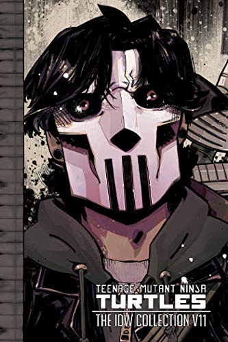 Comic book cover featuring a character in a white mask and dark hair.