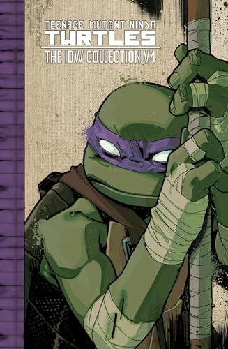 Donatello, a green Teenage Mutant Ninja Turtle, wearing a purple mask.