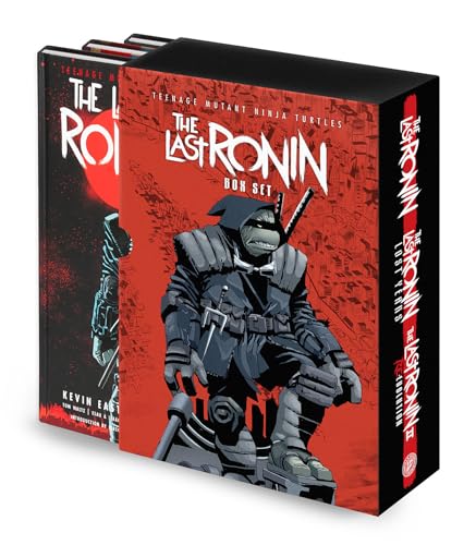 Box set featuring a lone, armored Teenage Mutant Ninja Turtle with swords.