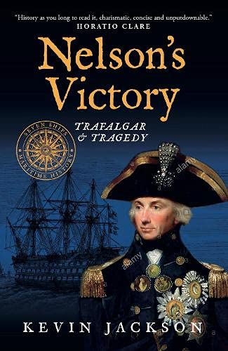 Book cover featuring Admiral Nelson in uniform against a silhouette of a sailing ship.