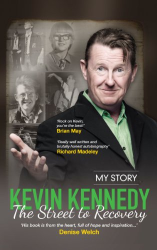 Book cover featuring comedian Kevin Kennedy and black-and-white inset photos.