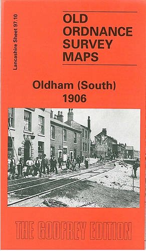1906 Ordnance Survey map cover of Oldham (South), Lancashire, with street scene.