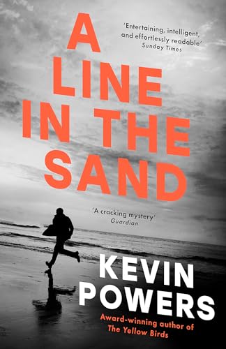 Book cover showing a silhouette running on a beach under a cloudy sky.