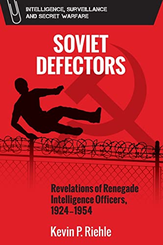 Book cover: “Soviet Defectors” depicts a silhouette jumping a barbed wire fence.