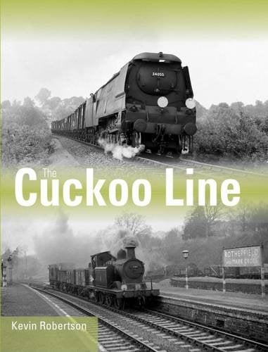 Book cover featuring a vintage steam train on a rural railway line.