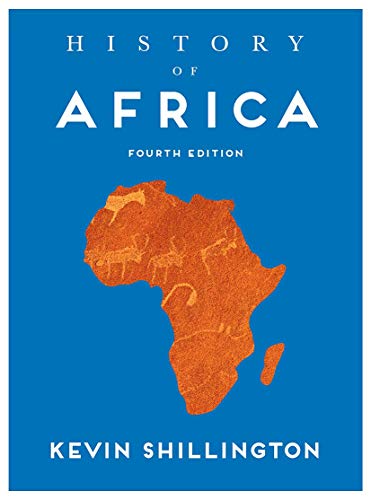 Book cover: "History of Africa" with a map of the continent.