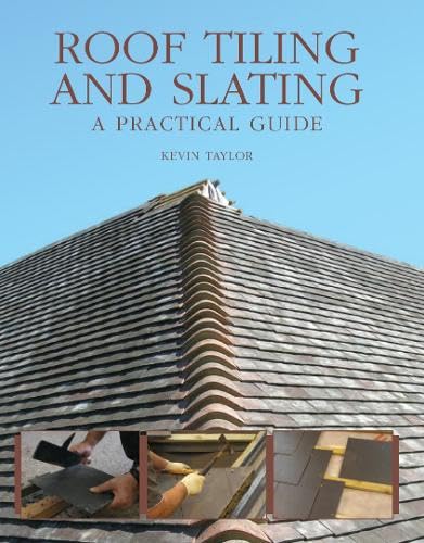 Book cover showing a tiled roof and hands working with roofing materials.