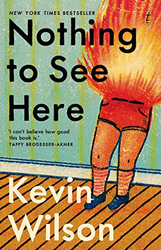Book cover showing a child with a flaming head standing on a wooden floor.