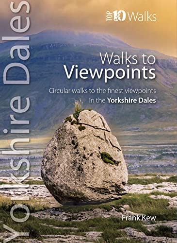 Book cover: Yorkshire Dales walks with a large rock in foreground.