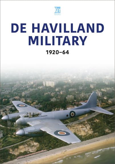 Book cover featuring a grey De Havilland military aircraft in flight.