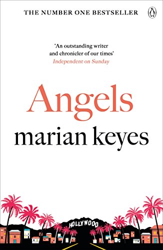 Book cover for "Angels" by Marian Keyes, with palm trees and a road.