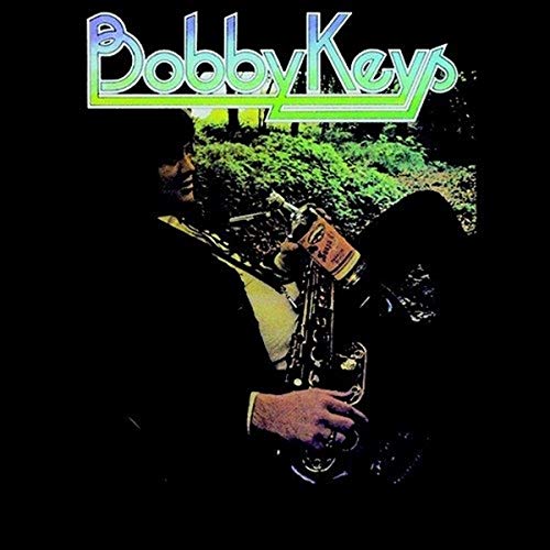 Bobby Keys album cover featuring a saxophonist with a bottle.