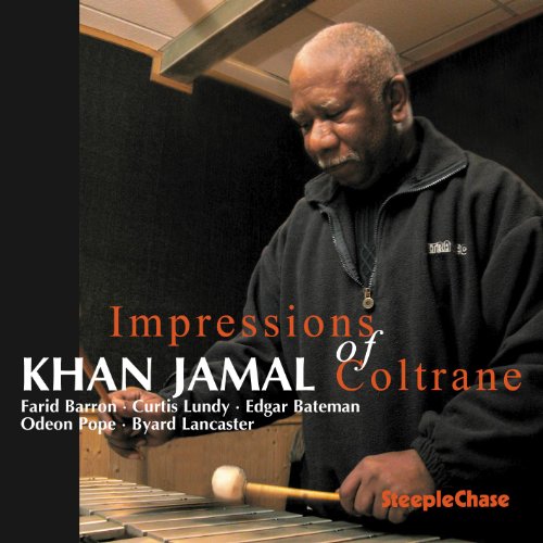 Khan Jamal album cover featuring a portrait of the vibraphonist.