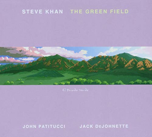 CD cover for Steve Khan’s “The Green Field” featuring a landscape painting.