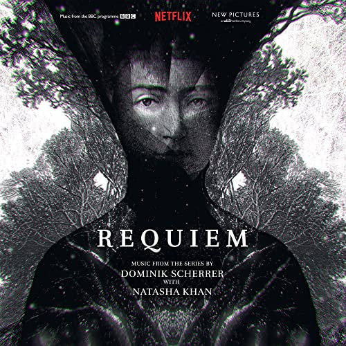 Album cover featuring a dark, surreal portrait blended with trees and the title Requiem.