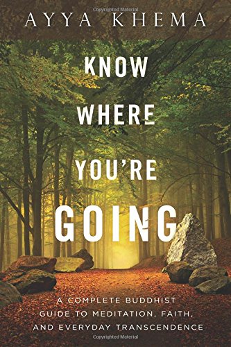 Book cover with forest background and large white text: "Know Where You're Going.
