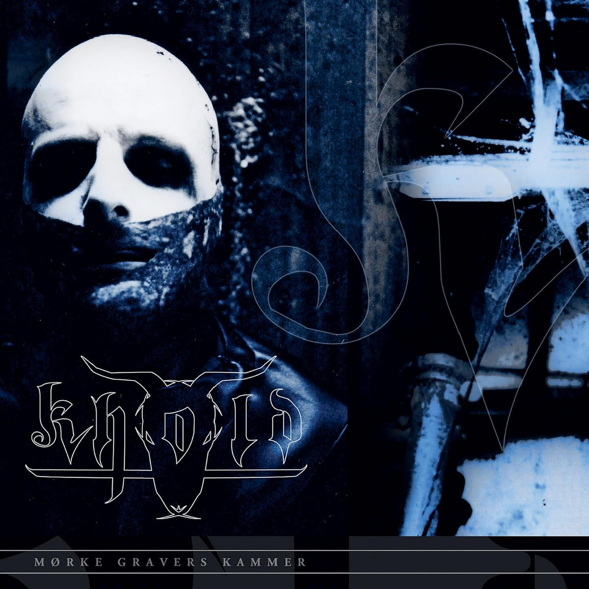 CD cover for Khold’s “Mørke Gravers Kammer” featuring a skull and dark imagery.