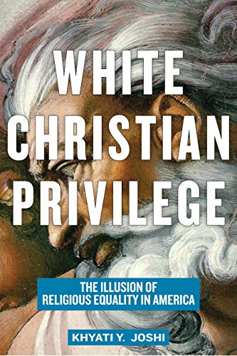 Book cover: "White Christian Privilege" with an image of an aged, bearded man.