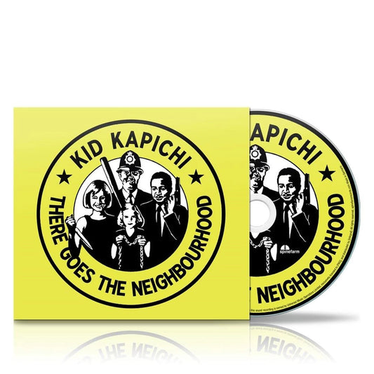 Kid Kapichi CD with illustrated cover depicting people in a street scene.