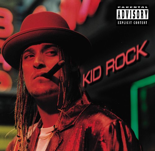 Kid Rock album cover: man with dreadlocks, hat, and cigar.
