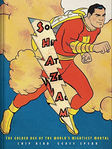 Shazam! comic book cover featuring a superhero flying with a lightning bolt.