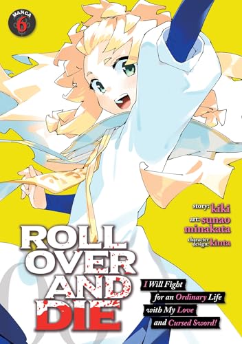 Manga volume 6 cover: blonde girl with sword, bright yellow and blue background.