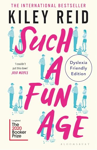 Book cover with pink title text and illustrations of a man, woman, and child.