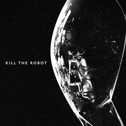 CD cover: fractured face reflected in broken glass, dark background.