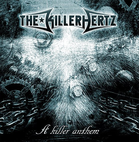 CD cover for “The Killerhertz - A Killer Anthem” with dark, abstract imagery.