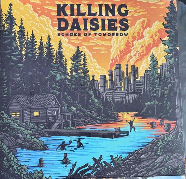Killing Daisies album cover: orange and blue landscape with buildings.