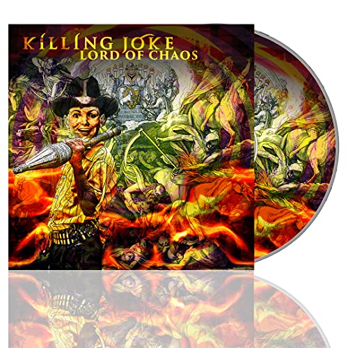 Killing Joke “Lord Of Chaos” CD cover with painted figures and flames.