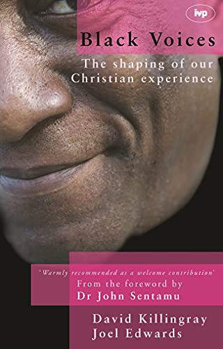 Book cover featuring a close-up of a Black man’s face, titled “Black Voices.”