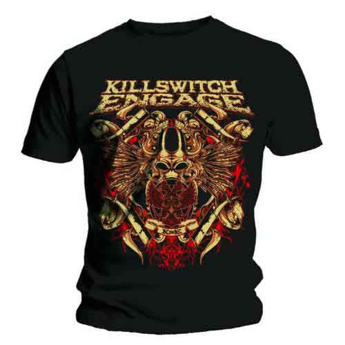 Black t-shirt with Killswitch Engage “Engage Bio War” album art graphic, size XX-Large.