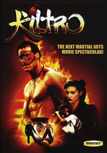 Kiltro" DVD cover featuring a martial artist with flames and another figure.