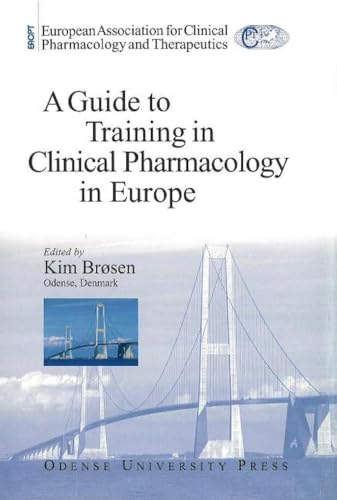 Book cover: “A Guide to Training in Clinical Pharmacology in Europe” with a bridge image.