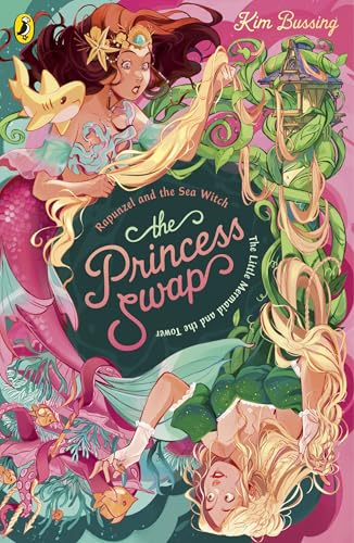 Book cover featuring two princesses, one a mermaid, one with long hair.