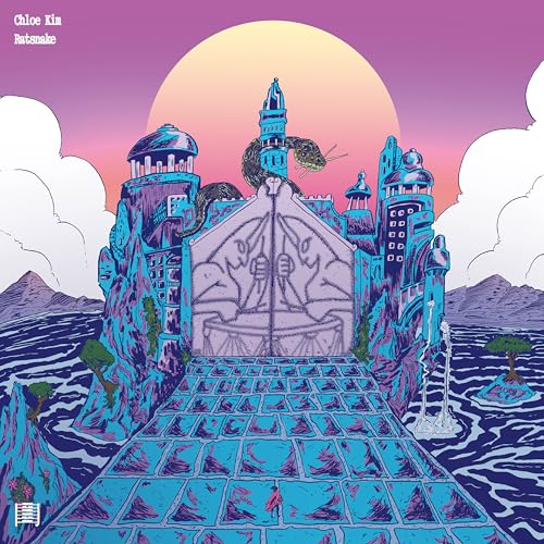 Album cover: blue and purple illustration of a castle with a snake.